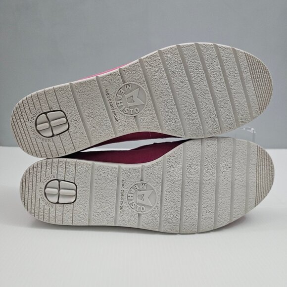 Mephisto Volga Loafer Moccasin Womens 10 Raspberry Pink Suede Soft Air Comfort - Picture 12 of 14